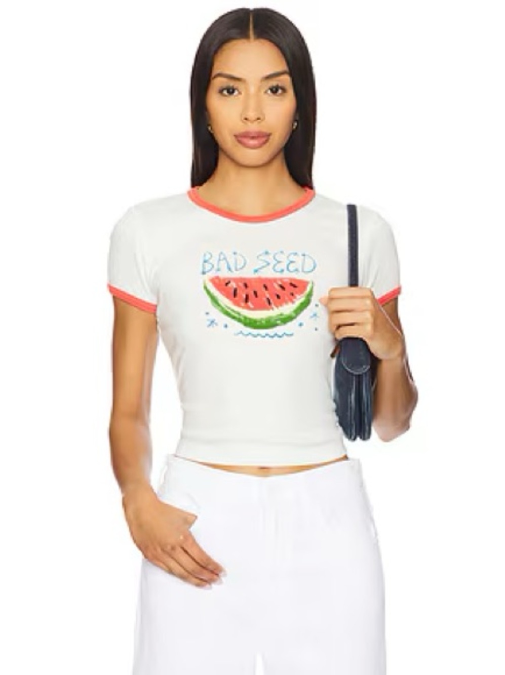 MOTHER Itty Bitty Ringer in Bad Seed Sz M
